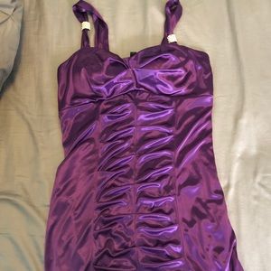 Purple party dress